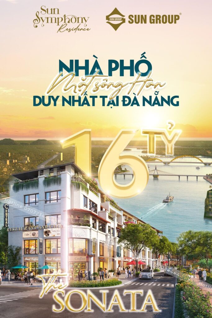 nhà phố 3 tầng bên sông Hàn